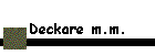 Deckare m.m.