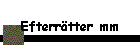 Efterrtter mm