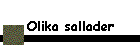 Olika sallader