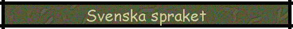 Svenska spraket